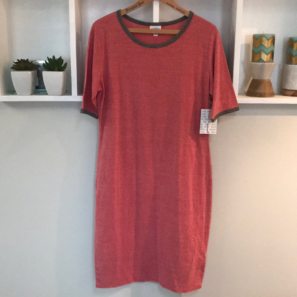 LulaRoe Julia dress, size large NWT